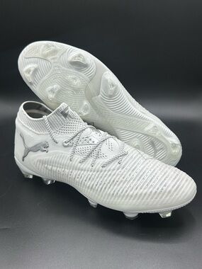 Puma Future 8 Ultimate FG Soccer Cleats Shoes White 108138-04 Mens Size 10